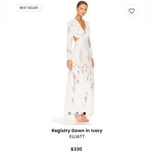 COPY - NEW!!!!! With Tags!!! Elliatt Registry Gown White/Ivory